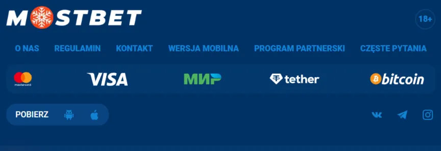 Metody wpłat w MostBet