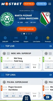 Mostbet wersja mobilna