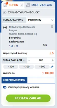 Kursy zakładów w MostBet
