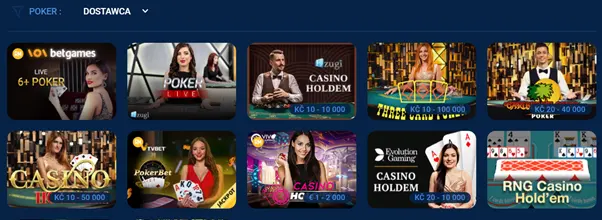 Poker w MostBet